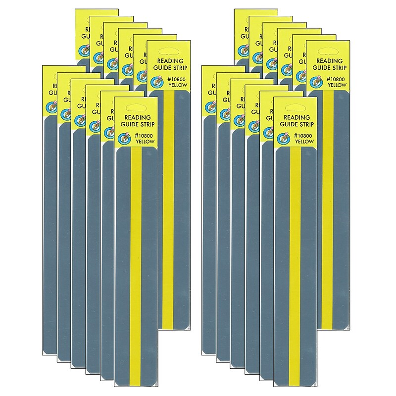 Ashley Productions® Sentence Strip Reading Guide, Yellow, Grade K+ (ASH10850-2) image 1
