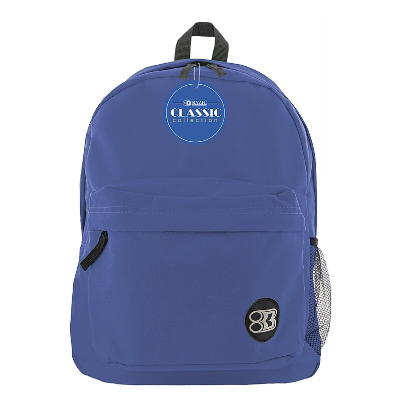 Bazic Classic Laptop Backpack, Large, Blue (BAZ1051) image 1