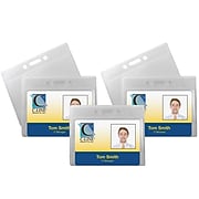 C-Line ID Badge Holders, Clear, 12/Pack, 5 Packs (CLI89732-5)
