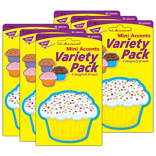 Cupcakes Mini Accents Variety Pack Trend Enterprises Inc T-10812 