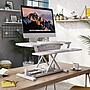 VersaDesk PowerPro 36"W Electric Adjustable Standing Desk Converter, White (SP7643624-00-05)~#|#~sp135451830_sc7