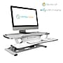VersaDesk PowerPro 36"W Electric Adjustable Standing Desk Converter, White (SP7643624-00-05)~#|#~sp135451832_sc7