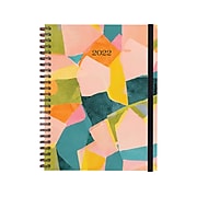 2022 Willow Creek Painted Abstract Blocked 8.5" x 11" Weekly Planner, Multicolor (22085)