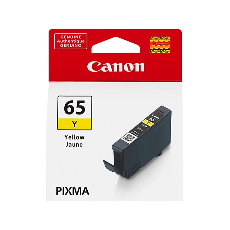 Canon 65 Y Yellow Standard Yield Ink Cartridge (4218C002) image 1