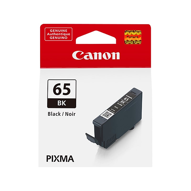 Canon 65 BK Black Standard Yield Ink Cartridge (4215C002) image 1