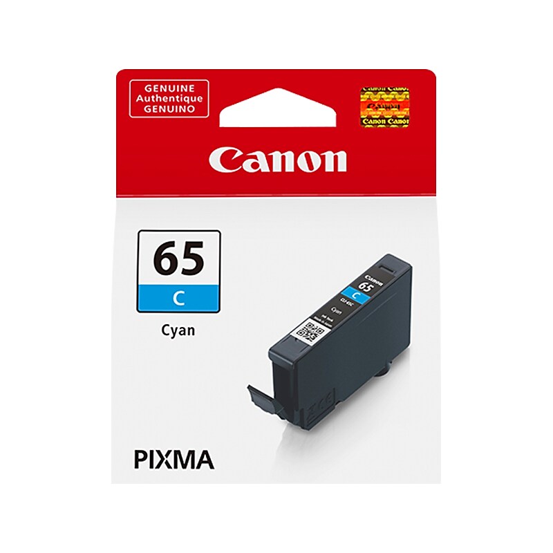 Canon 65 C Cyan Standard Yield Ink Cartridge (4216C002) image 1