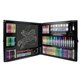 Art 101 Budding Artist Ultimate Art and Scratch Art Kit, Assorted Colors, 126 Pieces (30126)