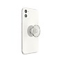 PopSockets PopGrip Clear Glitter Silver Universal Grip (805149)~#|#~sp135694285_sc7