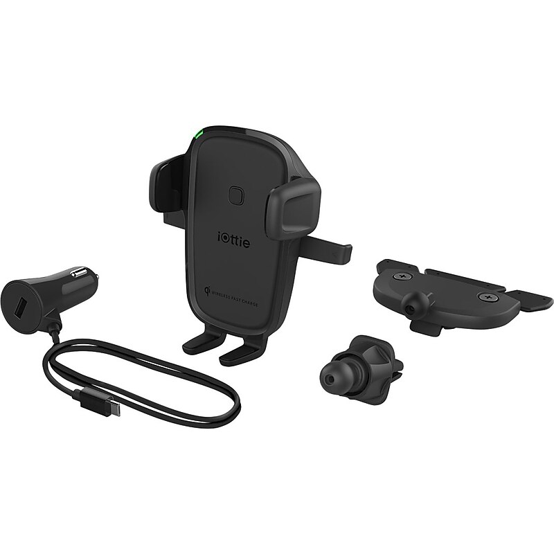 iOttie Easy One Touch 2 Wireless Cell Phone Multi Combination, Black (HLCRIO143) image 1