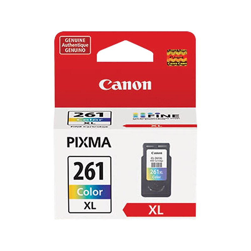 Canon 261 XL TriColor High Yield Ink Cartridge (3724C001) image 1