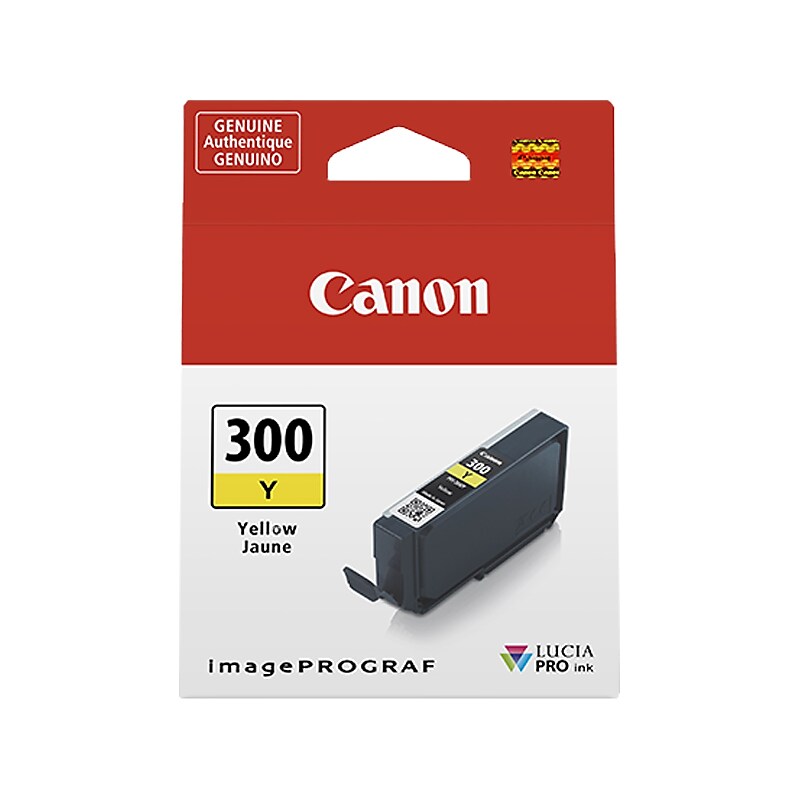 Canon 300 Y Yellow Standard Yield Ink Cartridge (4196C002) image 1
