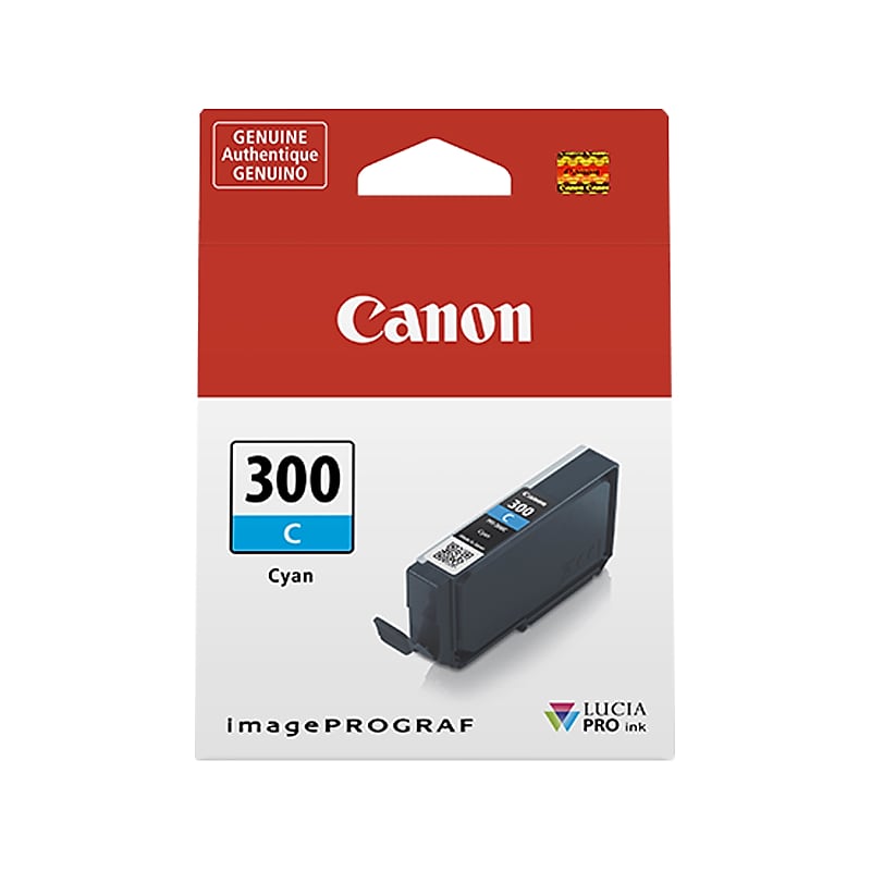 Canon 300 C Cyan Standard Yield Ink Cartridge (4194C002) image 1