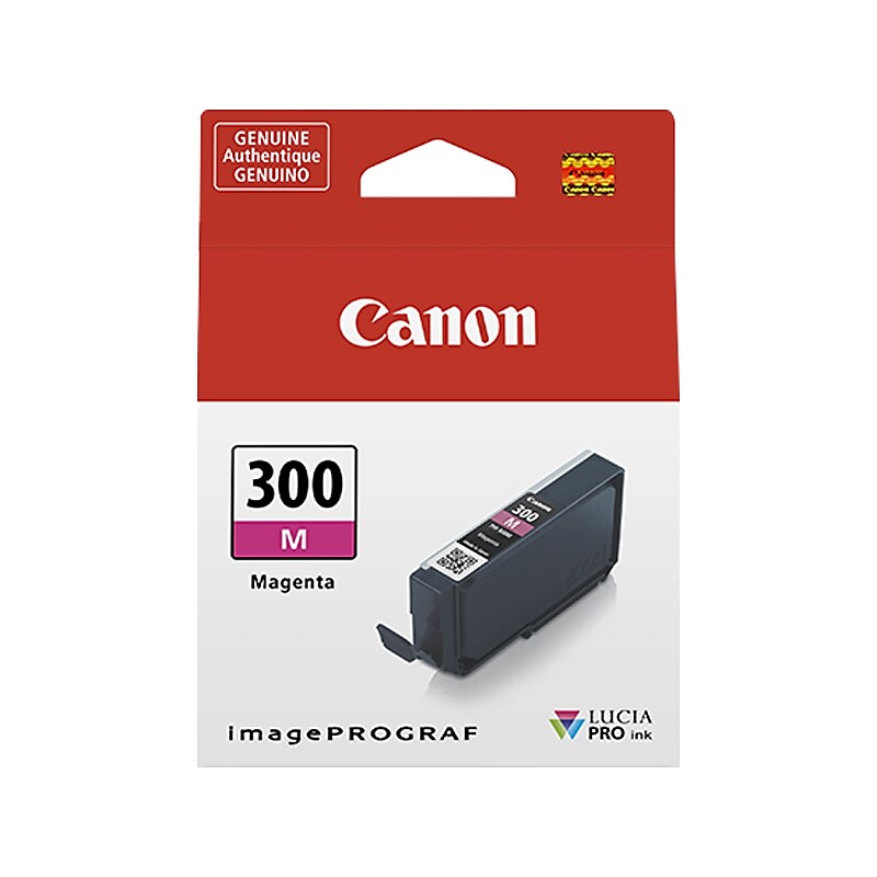 Canon 300 M Magenta Standard Yield Ink Cartridge (4195C002) image 1