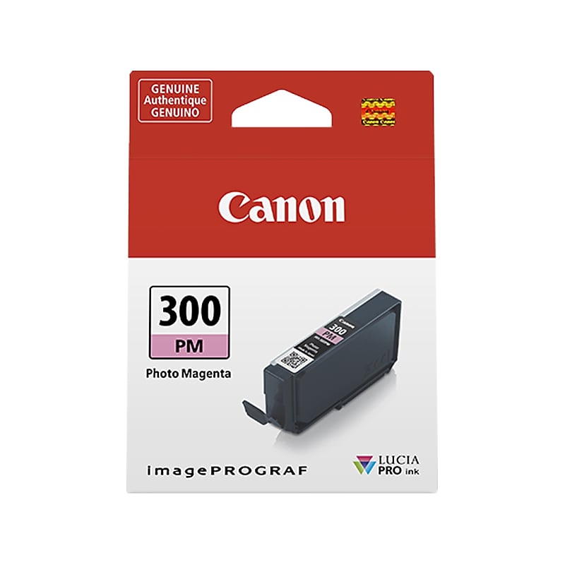 Canon 300 PM Photo Magenta Standard Yield Ink Cartridge (4198C002) image 1