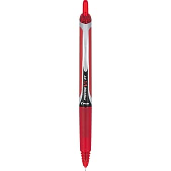 Pilot Precise V5 RT Retractable Rollerball Pens, Extra Fine Point, Red Ink, Dozen (26064)