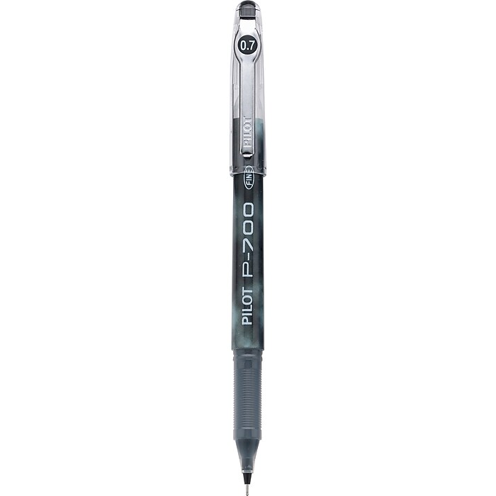 Pilot Precise P-700 Gel Pens, Fine Point, Black Ink (38610) Staples