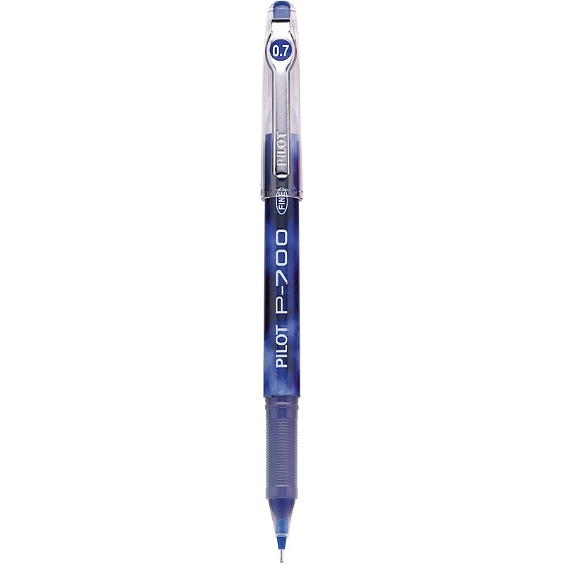 Pilot Precise P-700 Gel Pens, Fine Point, Blue Ink (38611) image 1