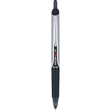 Pilot Precise V5 RT Retractable Rollerball Pens, Extra Fine Point, Black Ink, Dozen (26062)