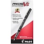 Pilot Precise V5 Rollerball Pens, Extra Fine Point, Black Ink, Dozen (35334)~#|#~sp135695609_sc7