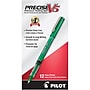 Pilot Precise V5 Rollerball Pens, Extra Fine Point, Green Ink, Dozen (25104)~#|#~sp135695611_sc7