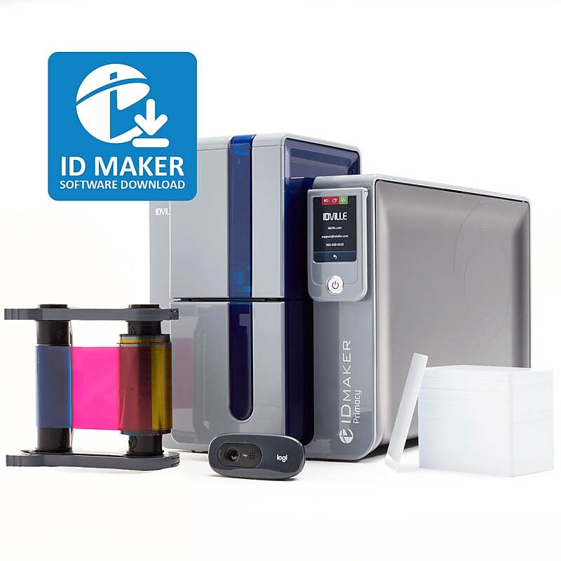 IDville ID Maker Primacy 1-Sided ID Printer Kit (1360014SK31) image 1