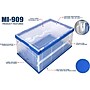 Mount-It! 68.68 Quart Storage Bin with Hinged Lid, Plastic, Clear/Blue, 3/Pack (MI-910)~#|#~sp136000026_sc7
