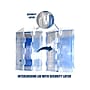 Mount-It! 68.68 Quart Storage Bin with Hinged Lid, Plastic, Clear/Blue, 3/Pack (MI-910)~#|#~sp136000028_sc7