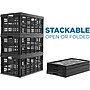 Mount-It! 52 Qt. Open Lid Milk Crate, Black, 3/Pack (WI-3003)~#|#~sp136000062_sc7