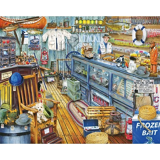 Springbok Puzzles The Bait Shop 1000 Piece Jigsaw Puzzle (3310787) at