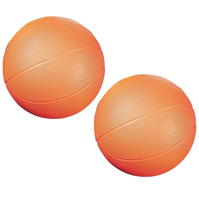 Champion Sports Coated High-Density Foam Basketball, Size 3, Orange, Pack of 2 (CHSBFC-2) image 1