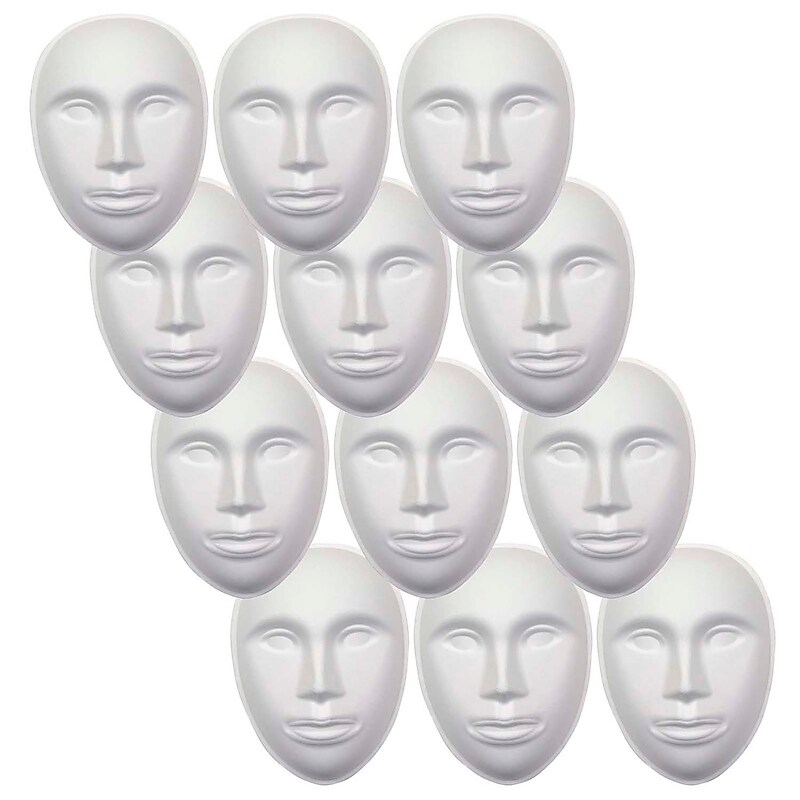 Creativity Street Paperboard Mask, Face, Pre-K+, Pack of 12 (CK-4192-12) image 1