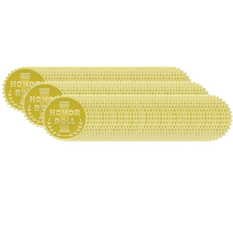 Hayes Publishing Gold Foil Embossed Seals, Honor Roll, 54 Per Pack, 3 Packs (H-VA370-3) image 1