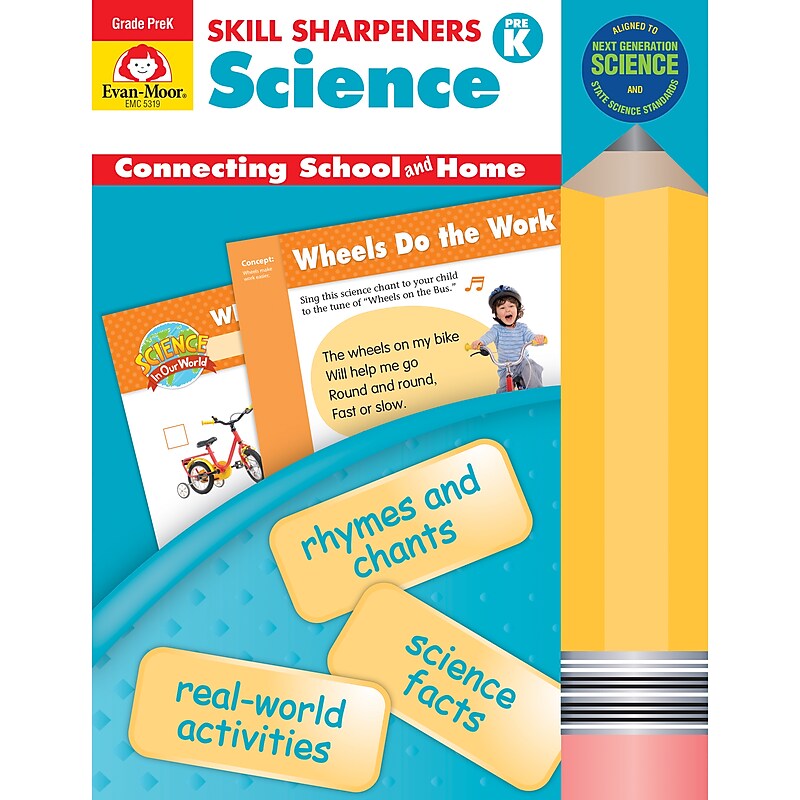 Evan-Moor Educational Publishers Skill Sharpeners Science for Grade PK Activity Book image 1