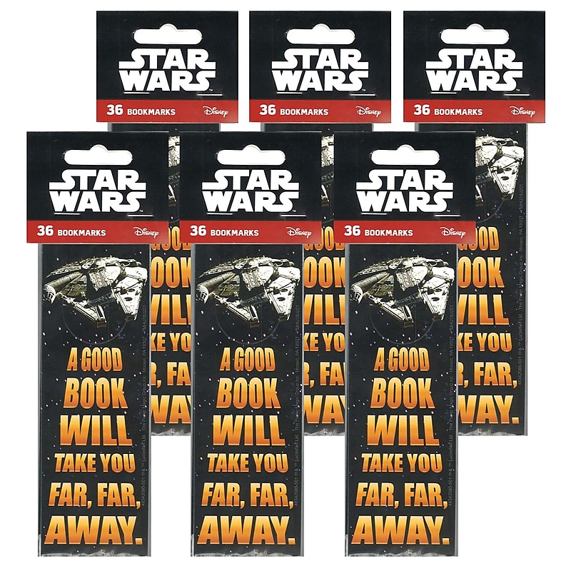 Eureka Star Wars Good Book Bookmarks, 36 Per Pack, 6 Packs (EU-834208-6) image 1