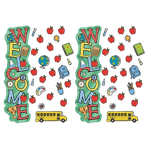 Eureka Back to School AllInOne Door Decor Kit, 40 Pieces Per
