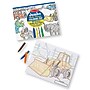 Melissa & Doug Jumbo Multi-Theme Coloring Pad, 11" x 14", Blue, Pack of 6 (LCI4226-6)~#|#~sp136096097_sc7