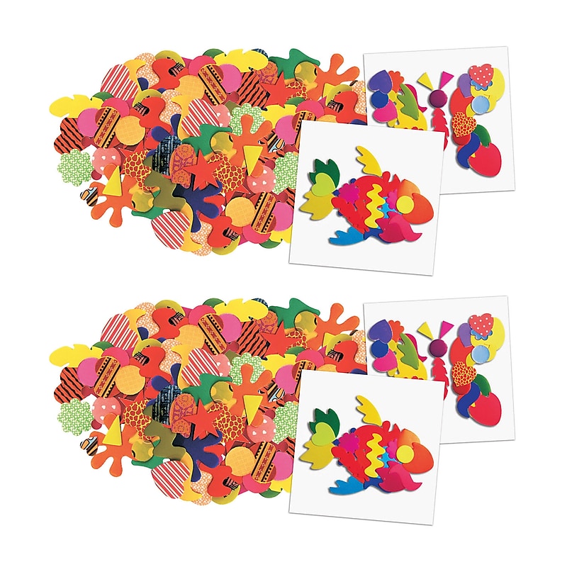 Roylco Paper Popz, 1500 Shapes/Pack, 2 Packs (R-15648-2) image 1