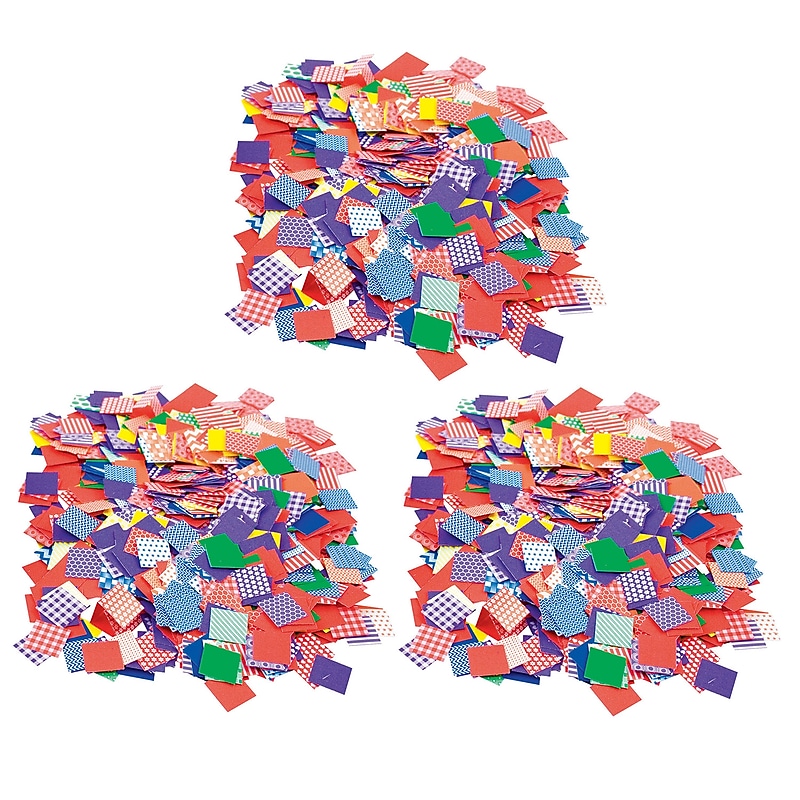 Roylco Petit Pattern Mosaics, 0.75", 2000/Pack, 3 Packs (R-15649-3) image 1