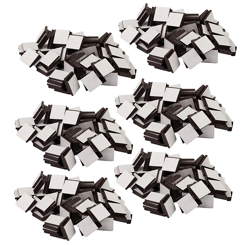 Teacher Created Resources Adhesive/Magnet Squares, 3/4", Black, 50 Per Pack, 6 Packs (TCR20813-6) image 1
