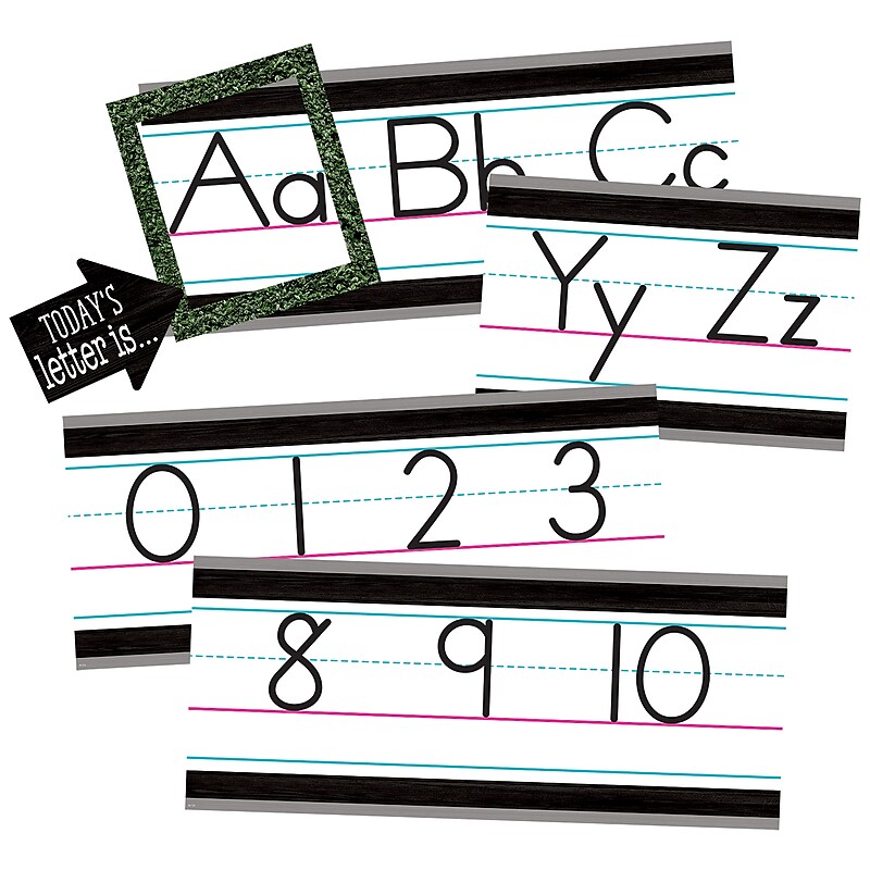 Teacher Created Resources® Modern Farmhouse Alphabet Line Bulletin Board (TCR8338) image 1