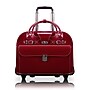 McKlein Roseville Leather Briefcase, Laptop Compatible, Rolling, TSA Checkpoint Friendly, Red (96646)~#|#~sp136103335_sc7