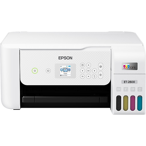 liner sandwich panik Epson EcoTank ET-2800 Wireless Color All-In-One Inkjet Printer (C11CJ66202)  | Staples