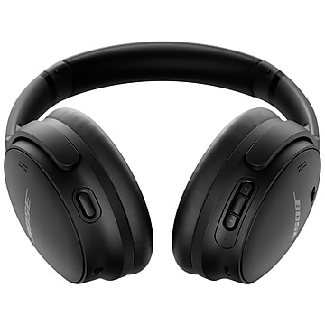 Bose QuietComfort 45 Wireless Active Noise Canceling On-Ear Headphones, Bluetooth, Black (866724-0100)