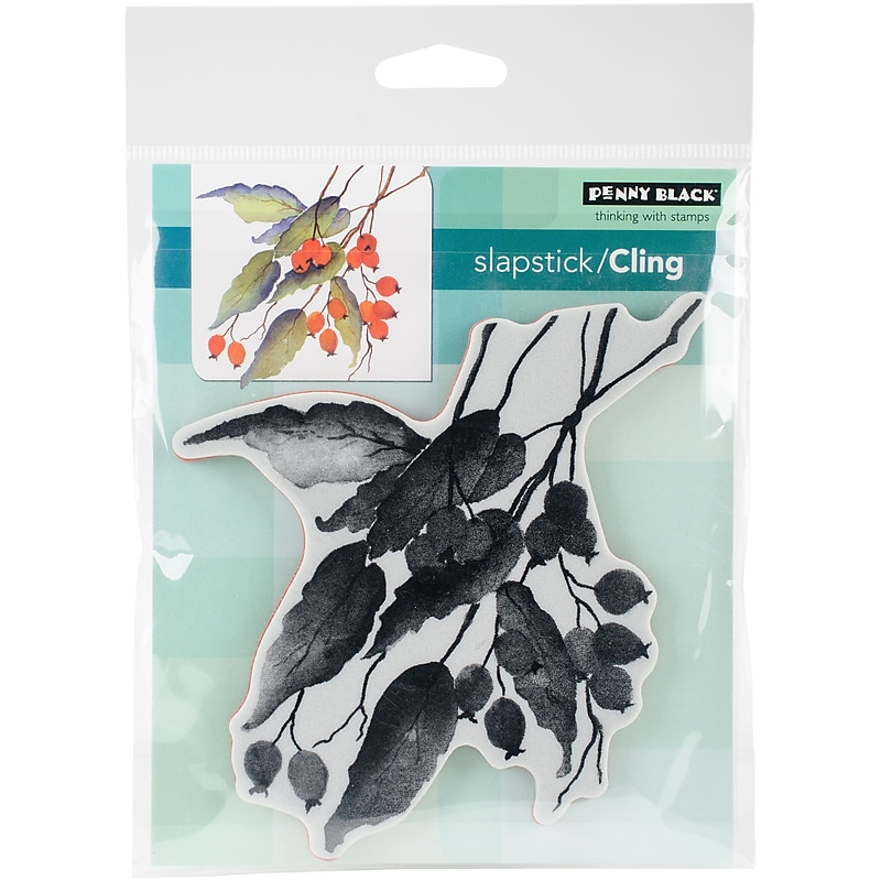 Penny Black Berry Kissed Cling Stamps, 5" x 7" (PB40492) image 1
