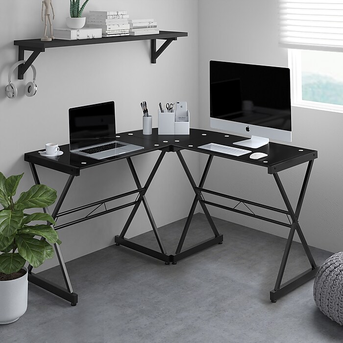 Staples corner computer desk hotsell