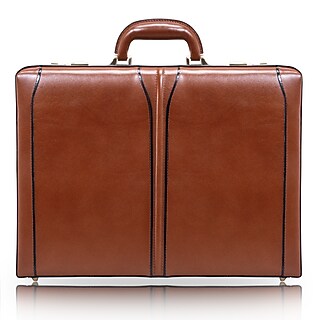 McKlein Lawson V Series Leather Attache, Laptop Compatible