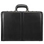 McKlein Reagan Attache Briefcase, Top Grain Cowhide Leather, Black (80445)~#|#~sp136408883_sc7