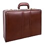 McKlein Coughlin Expandable Attache Briefcase, Top Grain Cowhide Leather, Brown (80464)~#|#~sp136408951_sc7
