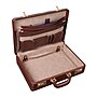 McKlein Coughlin Expandable Attache Briefcase, Top Grain Cowhide Leather, Brown (80464)~#|#~sp136408963_sc7