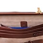 McKlein Coughlin Expandable Attache Briefcase, Top Grain Cowhide Leather, Brown (80464)~#|#~sp136408988_sc7